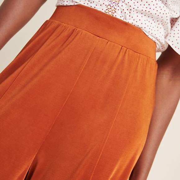 "Maeve" Anthropologie Knit Wide-Leg Pants (SILKY) - Picture 4 of 7